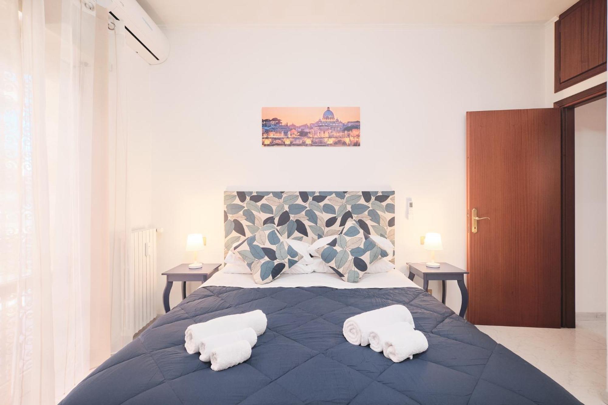Appartamento Parcheggio Gratuito, Wi-Fi -Netflix & Ac Roma Esterno foto